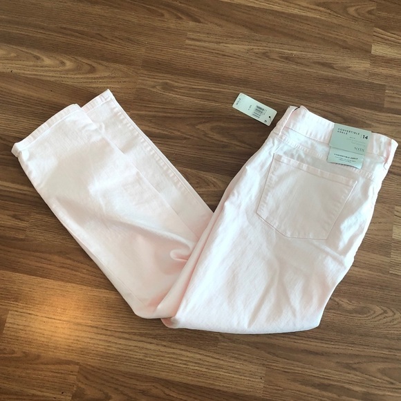 NYDJ Pale Pink Alina Convertible Ankle Jean - Picture 10 of 16